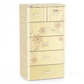 Tủ nhựa Tabi L 5 tầng - Kem