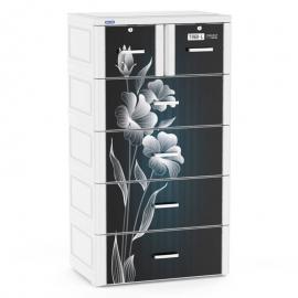 Tủ nhựa Tabi L 5 tầng - Đen