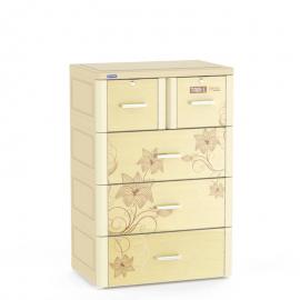 Tủ nhựa Tabi L 4 tầng - Kem