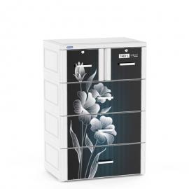 Tủ nhựa Tabi L 4 tầng - Đen