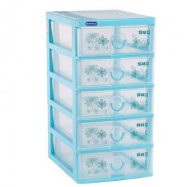 Tủ nhựa Tomi A4 nắp bằng 5 tầng