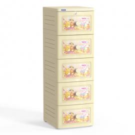 Tủ nhựa Tano 5 tầng Kem