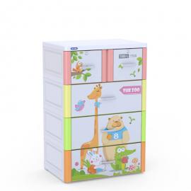 Tủ nhựa Tabi L 4 tầng - Vườn thú