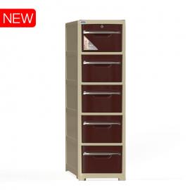 Tủ nhựa Sake 5 tầng Nâu