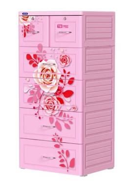 Tủ nhựa Tabi 5 tầng Hồng
