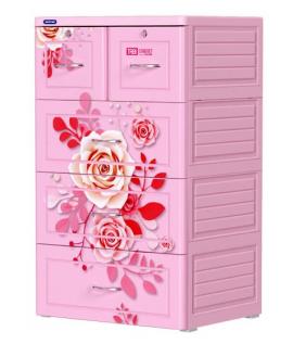 Tủ nhựa Tabi 4 tầng Hồng