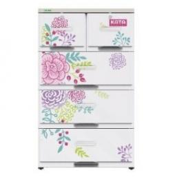 Tủ nhựa Kata 4 tầng trắng