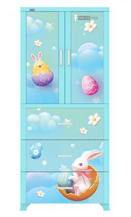 Tủ nhựa Wing 2 cánh 3 hộc - Dương