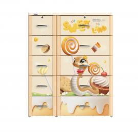 Tủ Shino 10 hộc Kem Rắn con