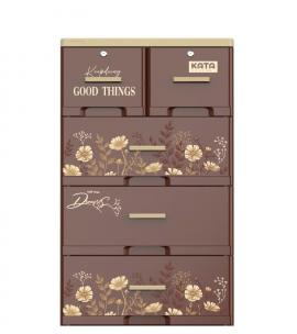 Tủ nhựa Kata 4 tầng nâu