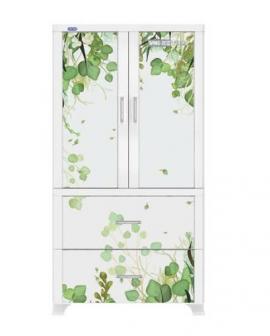 Tủ nhựa Wing 2 cánh 2 hộc - Trắng