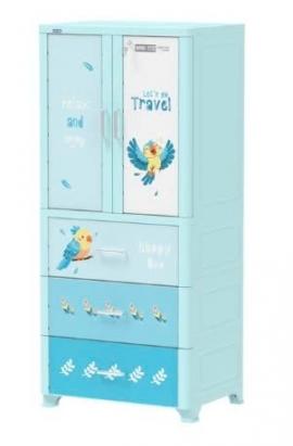 Tủ nhựa Wing 2 cánh 3 hộc - Dương Rồng con